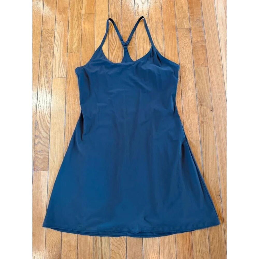 Outdoor Voices The Exercise Sleeveless Dress Sz Medium Brown With Shorts